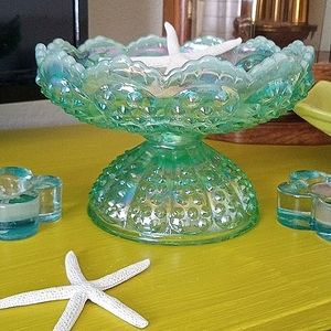 Vintage Fenton  Hobnail/ Dewdrop Iridescent Dish